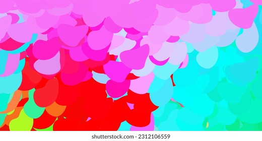Light green, red vector pattern with abstract shapes. Simple design in abstract style with gradient forms. Elegant design for wallpaper set.