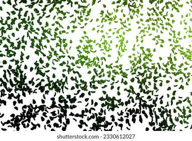 Light Green, Red vector pattern with chaotic shapes. Illustration with colorful gradient shapes in abstract style. Background for a cell phone.