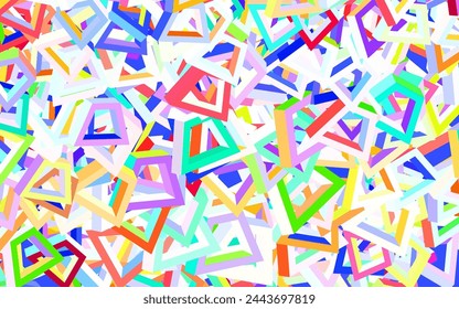 Light Green, Red vector pattern with random forms. Illustration with colorful gradient shapes in abstract style. Modern design for your business card.