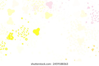 Light Green, Red vector pattern with random forms. Colorful chaotic forms with gradient in modern style. Simple design for your web site.