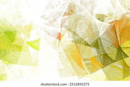 Light Green, Red vector pattern with sharp lines. Modern geometrical abstract illustration with Lines. Best design for your ad, poster, banner.