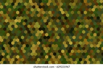 Light Green, Red vector pattern. Hexagonal template. Geometric sample. Repeating hexagon shapes. Brand-New texture for your design. Pattern can be used for background