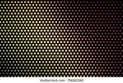 Light Green, Red vector red pattern of geometric circles, shapes. Colorful mosaic banner. Geometric background with colored disks.