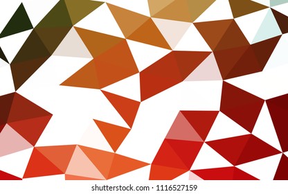 Light Green, Red vector polygon abstract polygon abstract. Triangular geometric sample with gradient.  A new texture for your design.