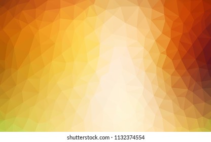 Light Green, Red vector polygon abstract background. Creative geometric illustration in Origami style with gradient. Polygonal design for your web site.
