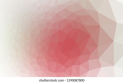 Light Green, Red vector polygon abstract layout. Creative illustration in halftone style with gradient. Brand new style for your business design.