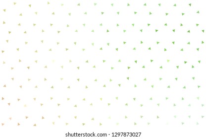 Light Green, Red vector  polygon abstract background. Colorful abstract illustration with triangles. Polygonal design for your web site.