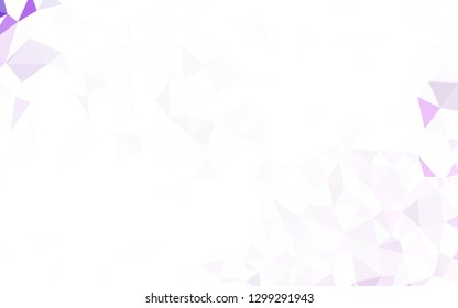 Light Green, Red vector polygon abstract layout. Triangular geometric sample with gradient.  A new texture for your web site.