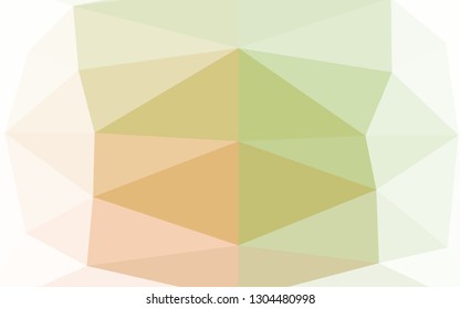 Light Green, Red vector polygon abstract background. Brand new colorful illustration in with gradient. Template for a cell phone background.