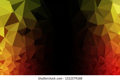 Light Green, Red vector polygon abstract layout. Brand new colorful illustration in with gradient. Completely new design for your business.