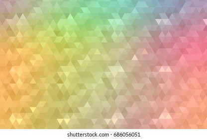 Light Green, Red vector polygon abstract template. A sample with polygonal shapes. The textured pattern can be used for background.