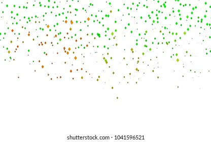Light Green, Red vector polygonal illustration consisting of rectangles. Rectangular design for your business. Creative geometric background in origami style with gradient.