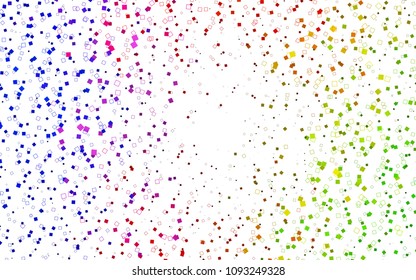 Light Green, Red vector polygonal illustration, which consist of rectangles. Rectangular pattern for your business design. Geometric background in Origami style with gradient. 