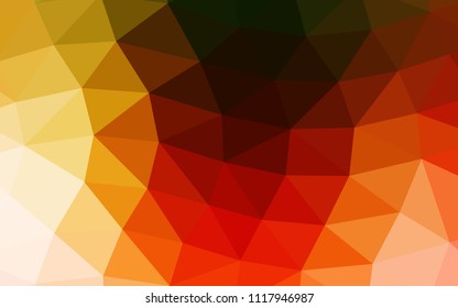 Light Green, Red vector polygonal shapes. Colorful abstract illustration with gradient. The elegant pattern can be used as part of a brand book.