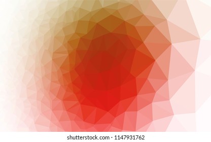 Light Green, Red vector polygonal pattern. Triangular geometric sample with gradient.  The template can be used as a background for cell phones.