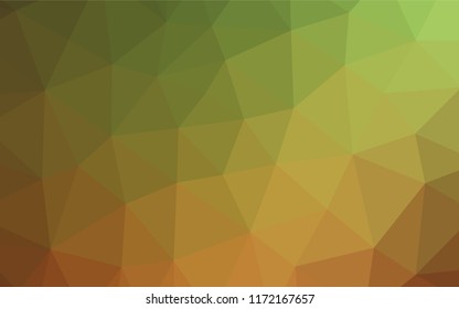 Light Green, Red vector polygonal template. Shining colored illustration in a Brand new style. A completely new template for your business design.
