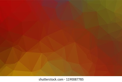 Light Green, Red vector polygonal template. A sample with polygonal shapes. The polygonal design can be used for your web site.