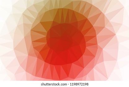 Light Green, Red vector polygonal pattern. A vague abstract illustration with gradient. A new texture for your design.