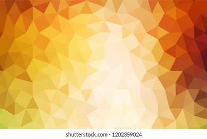 Light Green, Red vector polygonal pattern. A sample with polygonal shapes. A new texture for your web site.