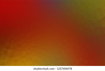 Light Green, Red vector polygonal background. Colorful abstract illustration with gradient. A completely new design for your business.