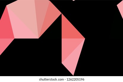 Light Green, Red vector polygonal background. Colorful abstract illustration with gradient. The elegant pattern can be used as part of a brand book.