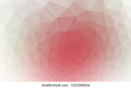 Light Green, Red vector polygonal pattern. Triangular geometric sample with gradient.  New texture for your design.