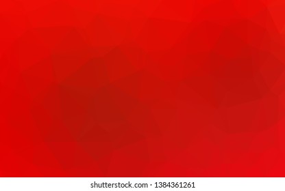 Light Green, Red vector polygonal pattern. Colorful illustration in abstract style with gradient. Template for your brand book.