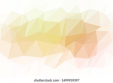 Light Green, Red vector polygonal template. A sample with polygonal shapes. Textured pattern for background.