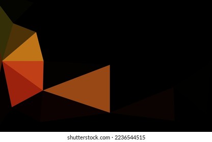 Light Green, Red vector polygonal template. Colorful illustration in Origami style with gradient.  Brand new style for your business design.