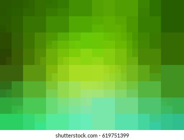Light green, red vector polygonal illustration, which consist of rectangles. Rectangular design for your business. Creative geometric background in Origami style with gradient
