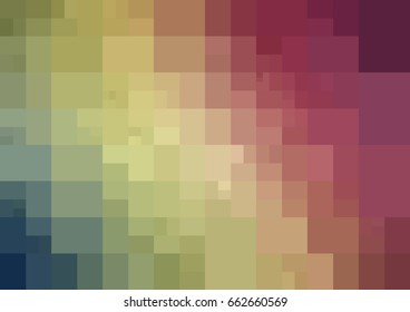 Light Green, Red vector polygonal illustration, which consist of rectangles. Rectangular pattern for your business design. Geometric background in Origami style with gradient. 