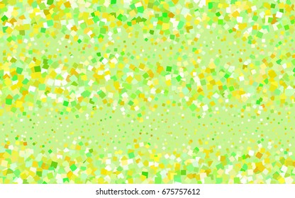 Light Green, Red vector polygonal illustration consisting of rectangles. Rectangular design for your business. Creative geometric background in origami style with gradient.