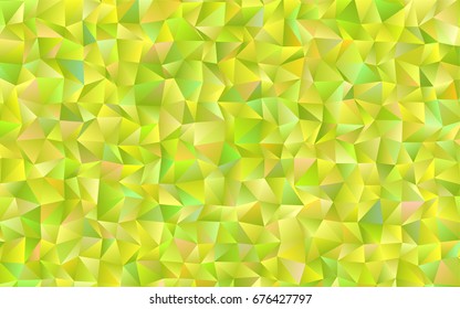 Light Green, Red vector polygonal pattern. Colorful abstract illustration with gradient. The completely new template can be used for your brand book.