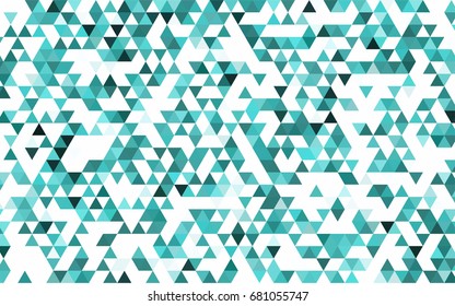 Light Green, Red vector polygonal template. Shining illustration, which consist of triangles. A completely new template for your business design.