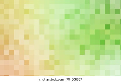 Light Green, Red vector polygonal illustration consisting of rectangles. Rectangular design for your business. Creative geometric background in origami style with gradient.