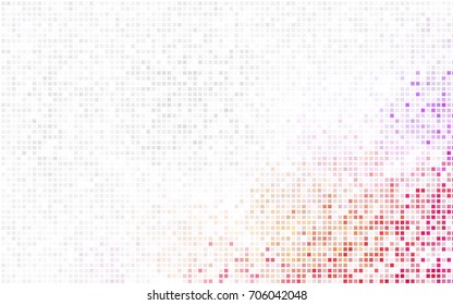 Light Green, Red vector polygonal illustration consisting of rectangles. Rectangular design for your business. Creative geometric background in origami style with gradient.