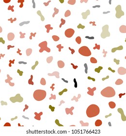 Light Green, Red vector seamless background with bent lines. Creative geometric illustration in marble style with gradient. Textured wave pattern for backgrounds.
