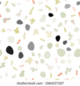 Light Green, Red vector seamless background with bent ribbons. Brand-new colored illustration in marble style with gradient. The elegant pattern for brand book.