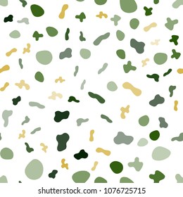 Light Green, Red vector seamless template with bubble shapes. Brand-new colored illustration in marble style with gradient. The template for cell phone backgrounds.