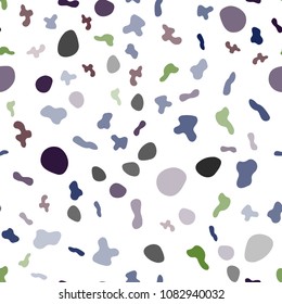 Light Green, Red vector seamless pattern with liquid shapes. Shining crooked illustration in marble style. A completely new template for your business design.