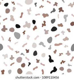 Light Green, Red vector seamless template with bubble shapes. Shining crooked illustration in marble style. Brand-new design for your ads, poster, banner.