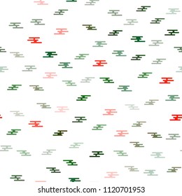 Light Green, Red vector seamless pattern with narrow lines. Lines on blurred abstract background with gradient. Smart design for your business advert.