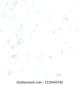Light Green, Red vector seamless background with rounded triangular shapes, ovals. Illustration with set of colorful ovals, triangular shapes. Smart design for your websites