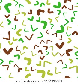 Light Green, Red vector seamless  background with lava shapes. Creative illustration in halftone marble style with gradient. The elegant pattern for brand book.