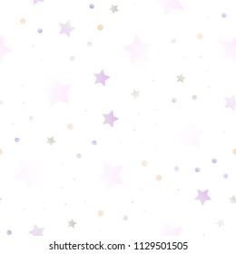 Light Green, Red vector seamless background with colored stars. Blurred decorative design in simple style with stars. Smart design for your business advert.