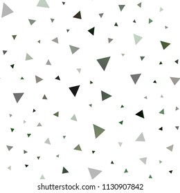 Light Green, Red vector seamless backdrop with lines, triangles. Glitter abstract illustration with triangular shapes. Pattern for busines ad, booklets, leaflets