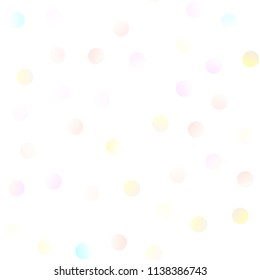 Light Green, Red vector seamless cover with spots. Blurred decorative design in abstract style with bubbles. The pattern can be used for beautiful websites.