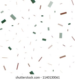 Light Green, Red vector seamless cover in polygonal style. Beautiful illustration with rectangles and squares. The template can be used as a background.