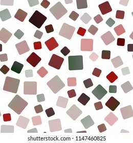 Light Green, Red vector seamless backdrop with rectangles, squares. Illustration with set of colorful rectangles. Pattern can be used for websites.