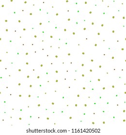 Light Green, Red vector seamless background with bubbles. Blurred bubbles on abstract background with colorful gradient. Pattern for design of fabric, wallpapers.